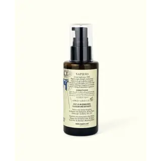 Napiers magnesium spray bottle with label text and directions. 100ml size.