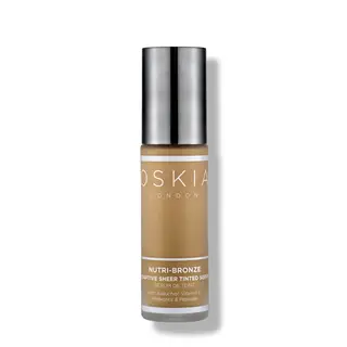 Oskia Nutri-Bronze Adaptive Sheer Tinted Serum with Bakuchiol and Vitamin E.