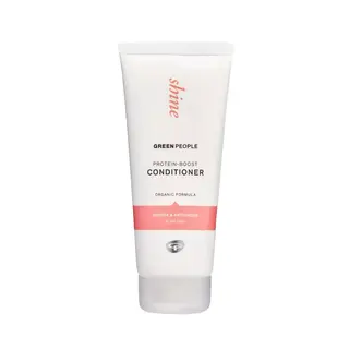 White tube of Green People Protein-Boost Conditioner, quinoa and artichoke formula.