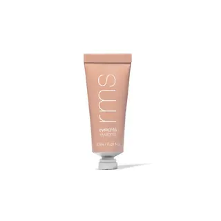 RMS Eyelights cream tube, 8.5ml, beige colour, standing upright.