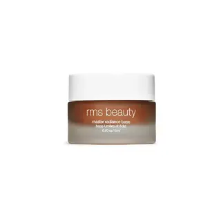 RMS Beauty Master Radiance Base, 15ml jar with white lid.