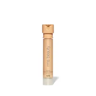 RMS Beauty foundation refill tube with beige cap on white background.