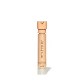 RMS Beauty foundation refill tube with beige cap on white background.