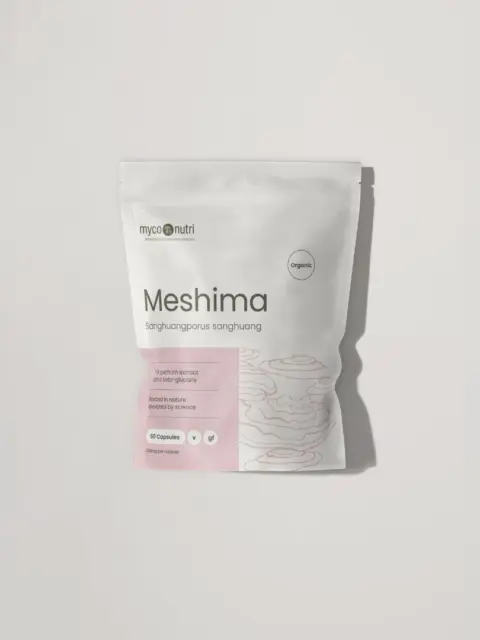 Meshima supplement pack, 60 capsules, organic, by MycoNutri.