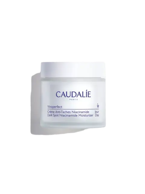 Caudalie Vinoperfect Dark Spot Niacinamide Moisturiser jar.