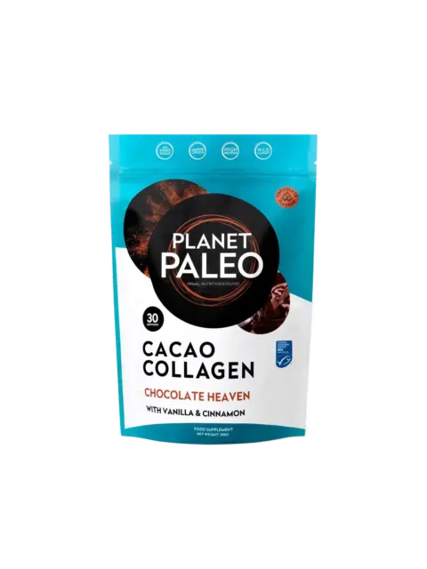 Planet Paleo Cacao Collagen, Chocolate Heaven, 265g pouch.