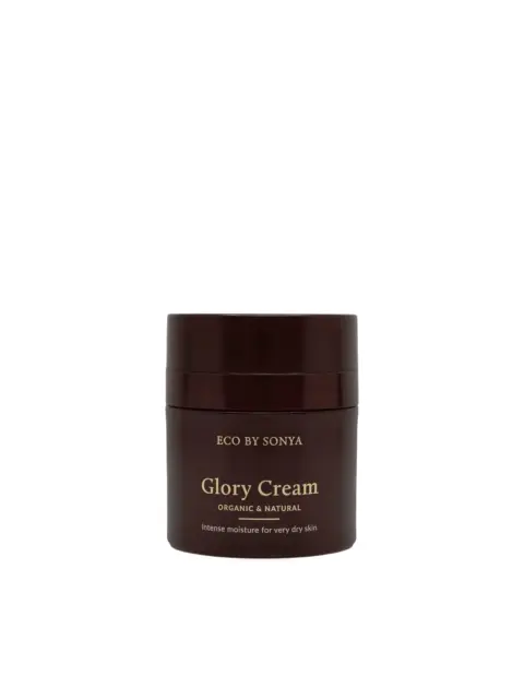 Brown jar of Eco by Sonya Glory Cream for very dry skin.