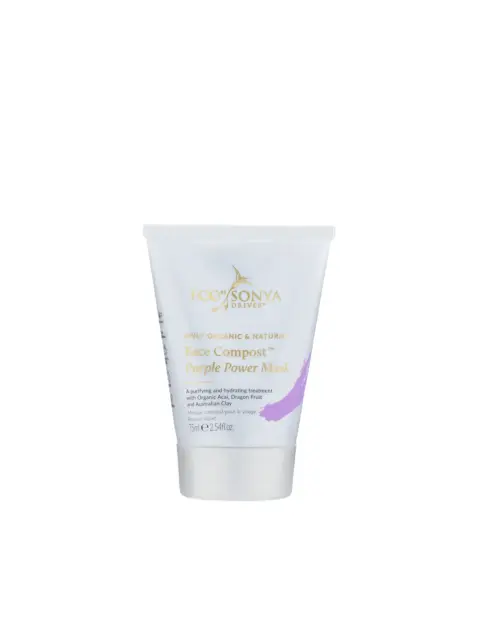Eco by Sonya Face Compost Purple Power Mask, 75ml tube.