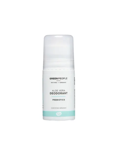 Green People Aloe Vera Deodorant with prebiotics, certified organic, 50ml.