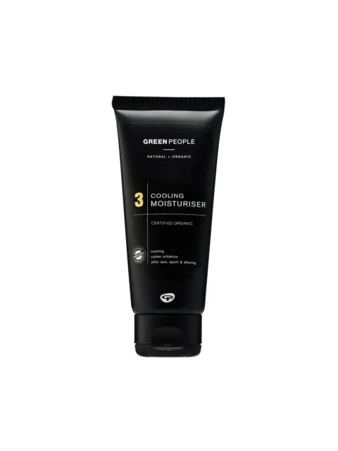Black tube of Green People Cooling Moisturiser, certified organic, 3, 150ml.