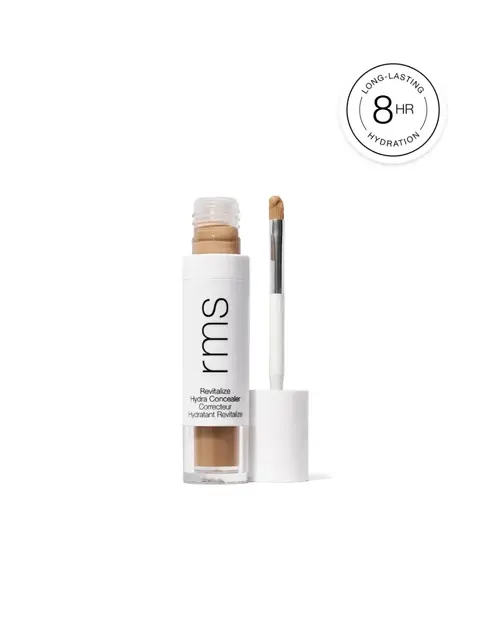 Rms Revitalize Hydra Concealer with applicator, 8-hour hydration label.