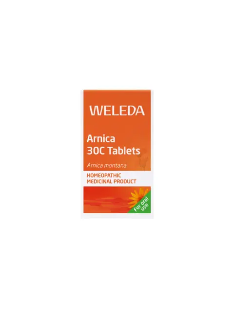 Weleda Arnica 30C Tablets, homeopathic medicinal product, for oral use.