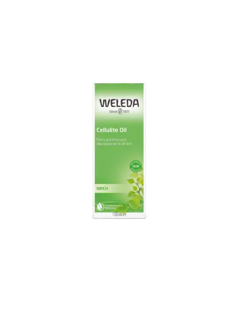 Weleda Cellulite Oil, 100ml, birch, certified natural body care.