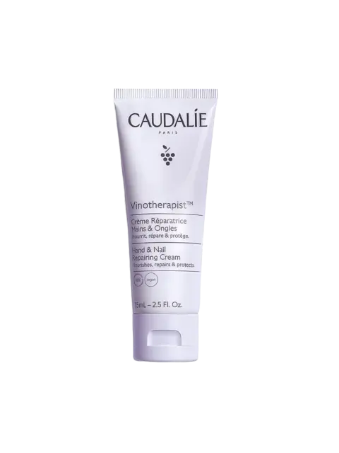 Caudalie Vinotherapist Hand & Nail Repairing Cream, 75ml tube.