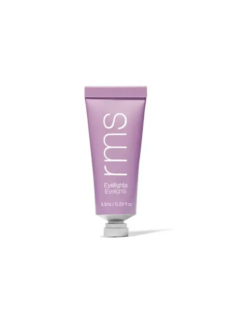 Purple tube of rms Eyelights, 8.5ml, with white cap.