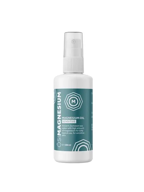 Magnesium oil spray bottle, 100 ml, for sensitive skin.
