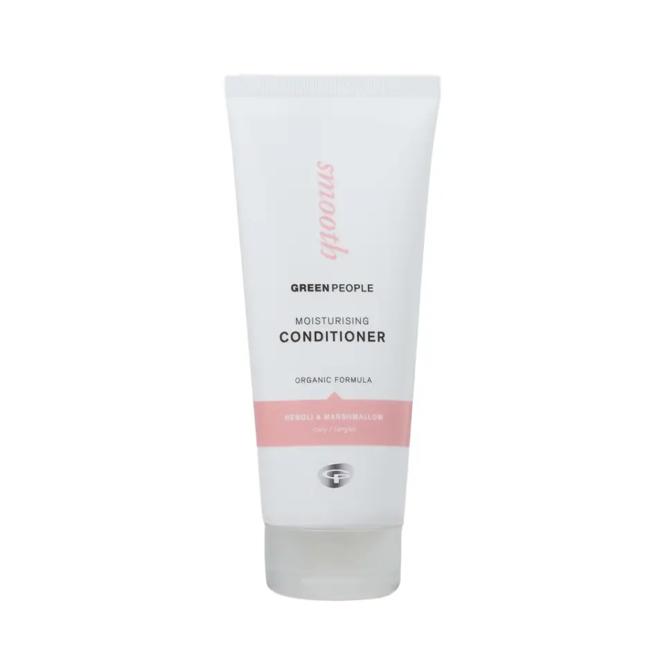 Green People moisturising conditioner tube, neroli and marshmallow scent.