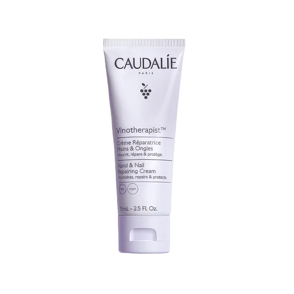 Caudalie Vinotherapist Hand & Nail Repairing Cream, 75ml tube.