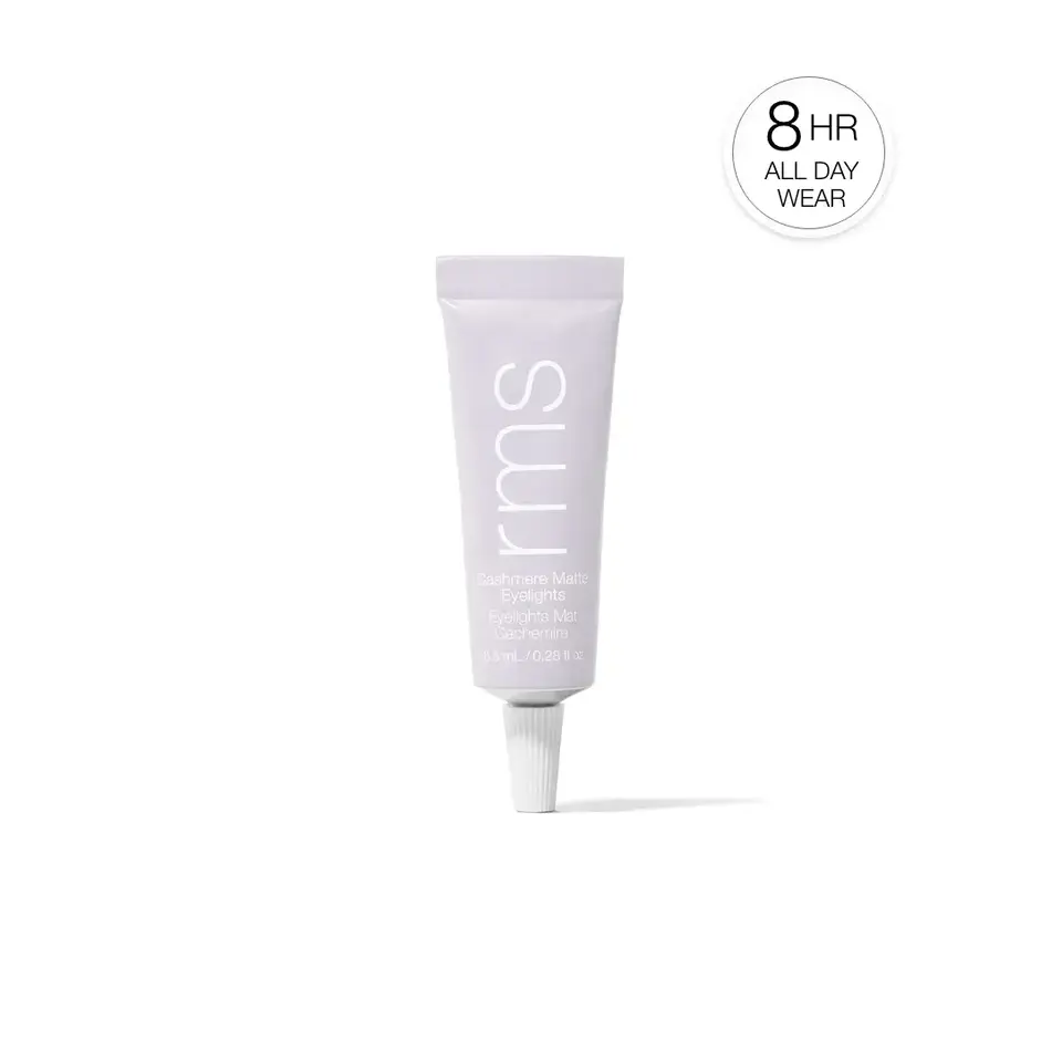 RMS Cashmere Matte Eyelights tube, 8-hour wear, 8.5 ml.