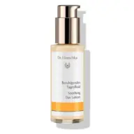 Dr. Hauschka Soothing Day Lotion bottle with pump dispenser.
