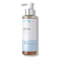 Peppermint Facial Wash bottle with pump, labelled for oily to combination skin.