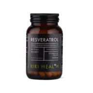 Kiki Health Resveratrol supplement, 60 vegetarian capsules, 400mg.
