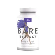 Bare Biology magnesium bisglycinate capsules, 180 count, daily use.