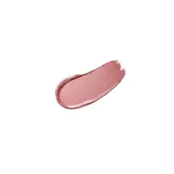 Pink lipstick smear on a white background.