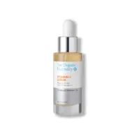 The Organic Pharmacy Vitamin C Serum bottle with dropper.