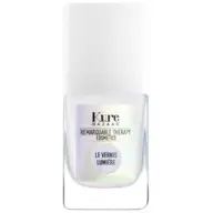 Kure Bazaar nail polish bottle with white cap, label reads "Remarquable Therapy Cosmetics".