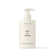 Salt & Stone body lotion, bergamot and hinoki, 206 ml pump bottle.