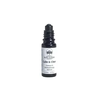Calm & Clear aromatherapy roll-on, 10ml bottle, Australian Bush Flower Essences.
