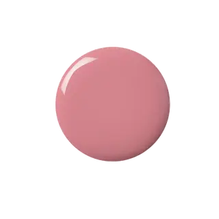 Pink nail polish droplet on a black background.