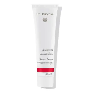 Dr. Hauschka Shower Cream, 150 ml tube, lemon and lemongrass scent.