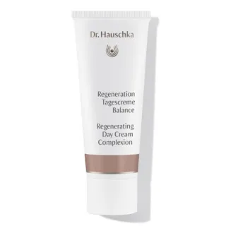 Dr. Hauschka Regenerating Day Cream tube with brown band.