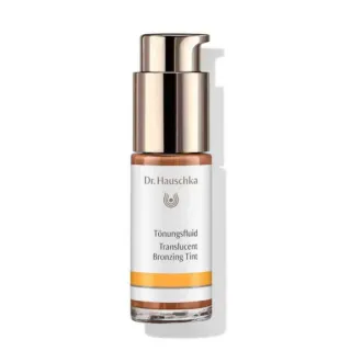 Dr. Hauschka Translucent Bronzing Tint bottle with pump dispenser.