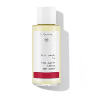 Dr. Hauschka Moor Lavender Calming Bath Essence bottle.