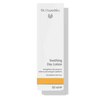 Dr. Hauschka Soothing Day Lotion, 50 ml, for redness and capillaries, rose formula.