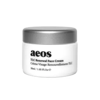 Aeos TLC Renewal Face Cream, 30ml jar with silver lid.
