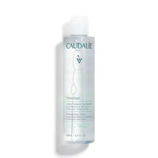 Caudalie Vinoclean Moisturising Toner, 200ml bottle, organic rose water, for all skin types.