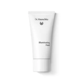 Dr. Hauschka Illuminating Fluid in a white tube.