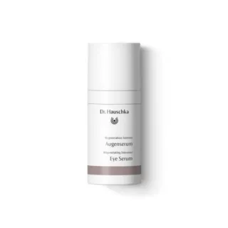 Dr. Hauschka Regenerating Intensive Eye Serum bottle on white background.