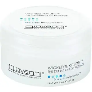Giovanni Wicked Texture pomade jar, 57g, with Eco Chic Technology branding.