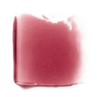 Square swatch of pink lipstick with a smooth texture on a white background.