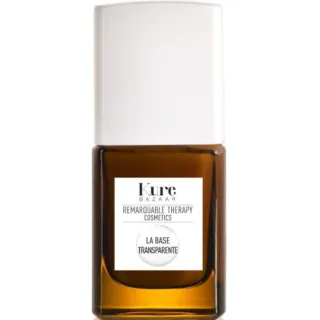 Kure Bazaar nail polish bottle with white cap and label reading "Remarkable Therapy Cosmetics".