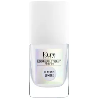 Kure Bazaar nail polish bottle with white cap, label reads "Remarquable Therapy Cosmetics".