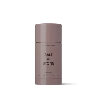 Salt & Stone deodorant, black rose and oud scent, 75g.