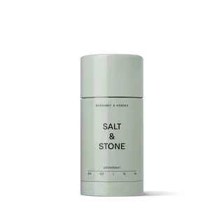Salt & Stone deodorant stick, bergamot and hinoki scent, 75g.