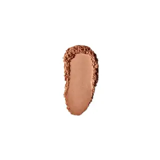 Brown powder swatch on white background.