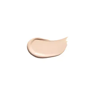 Beige cream foundation swatch on white background.
